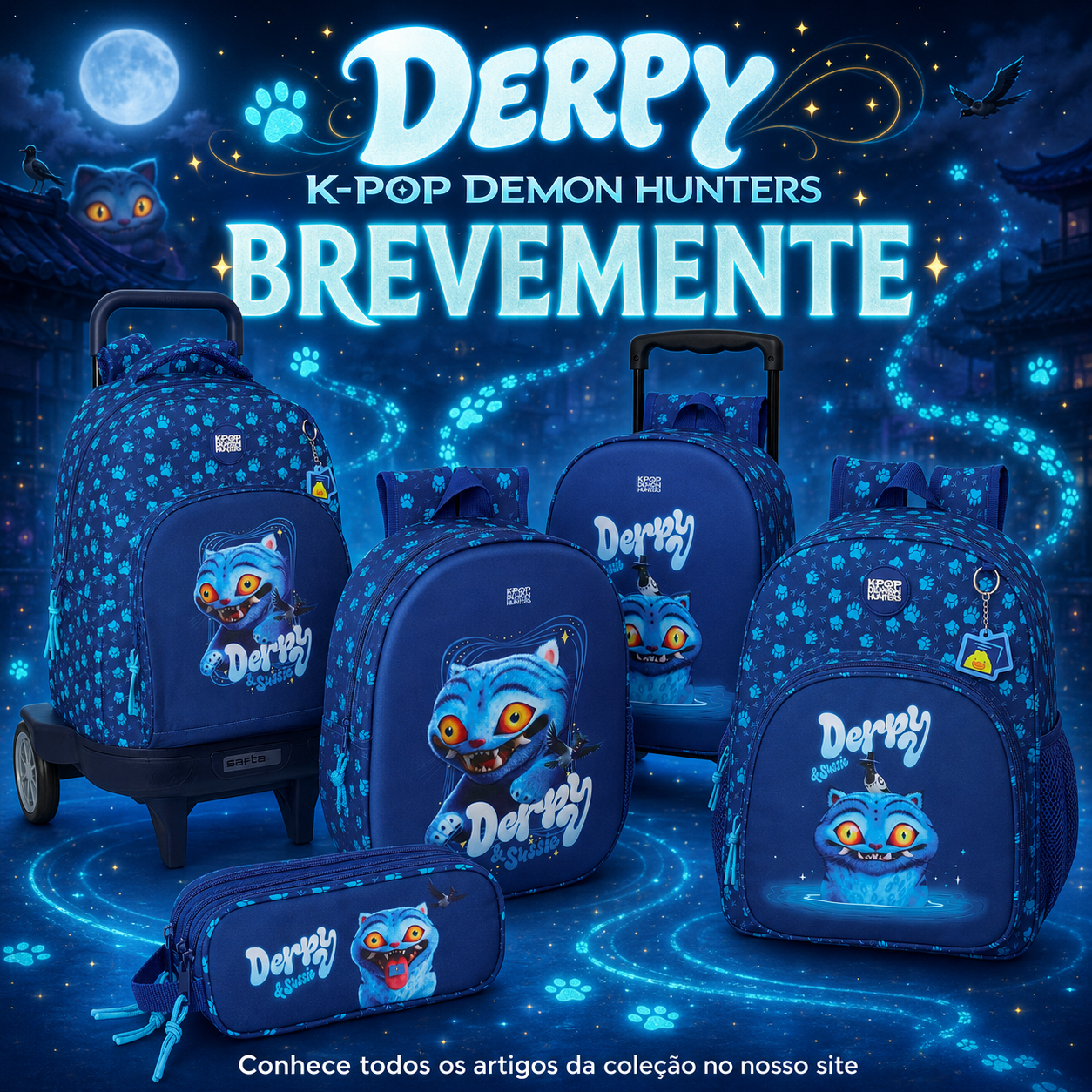 Coleção Escolar Derpy K-POP Demon Hunters