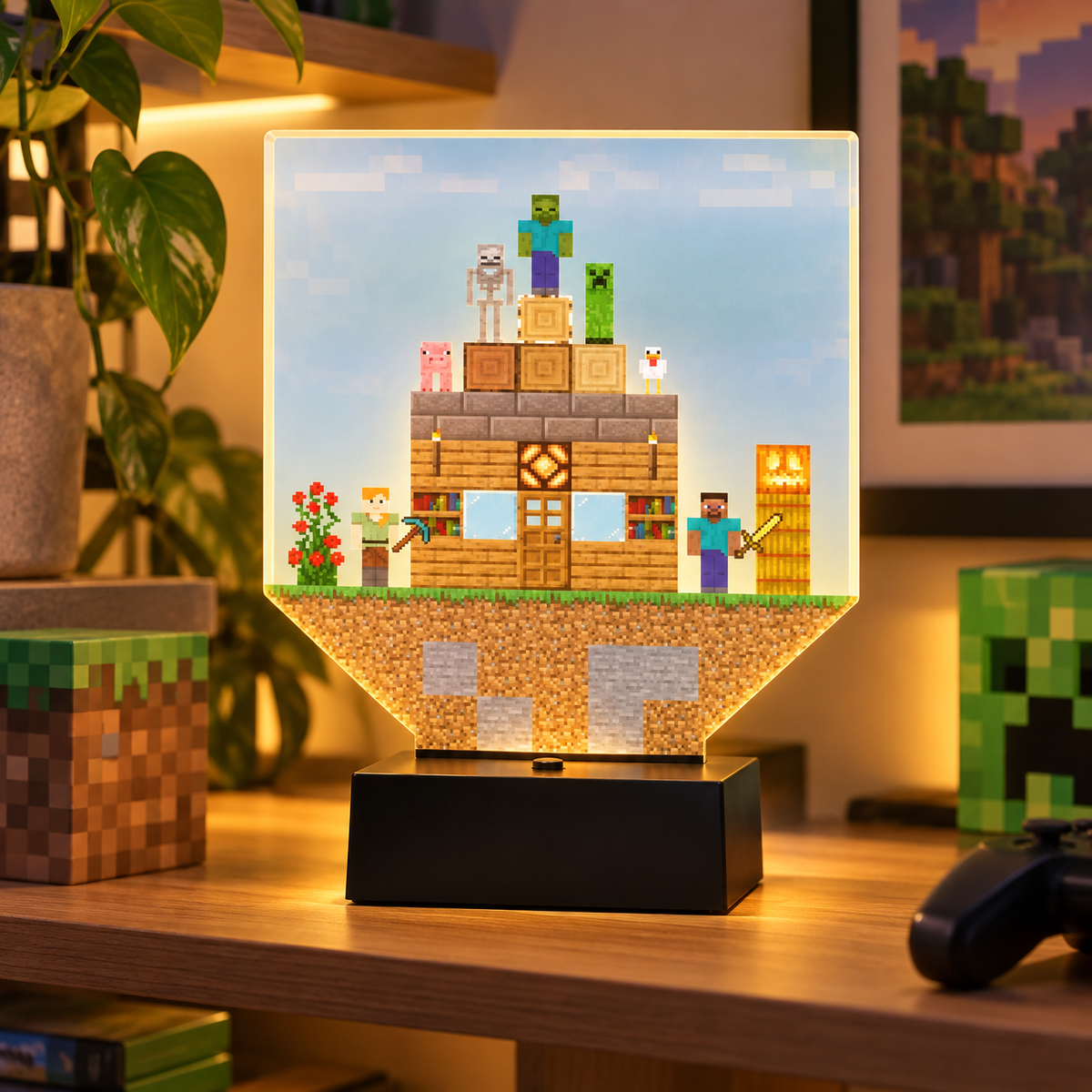 Iluminação Gaming & LED — imagem ilustrativa em ambiente, baseada nos artigos da coleção