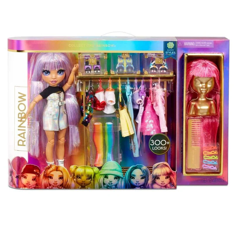 Boneca Avery Fashion Studio Rainbow High 25 cm — fotografia original 1
