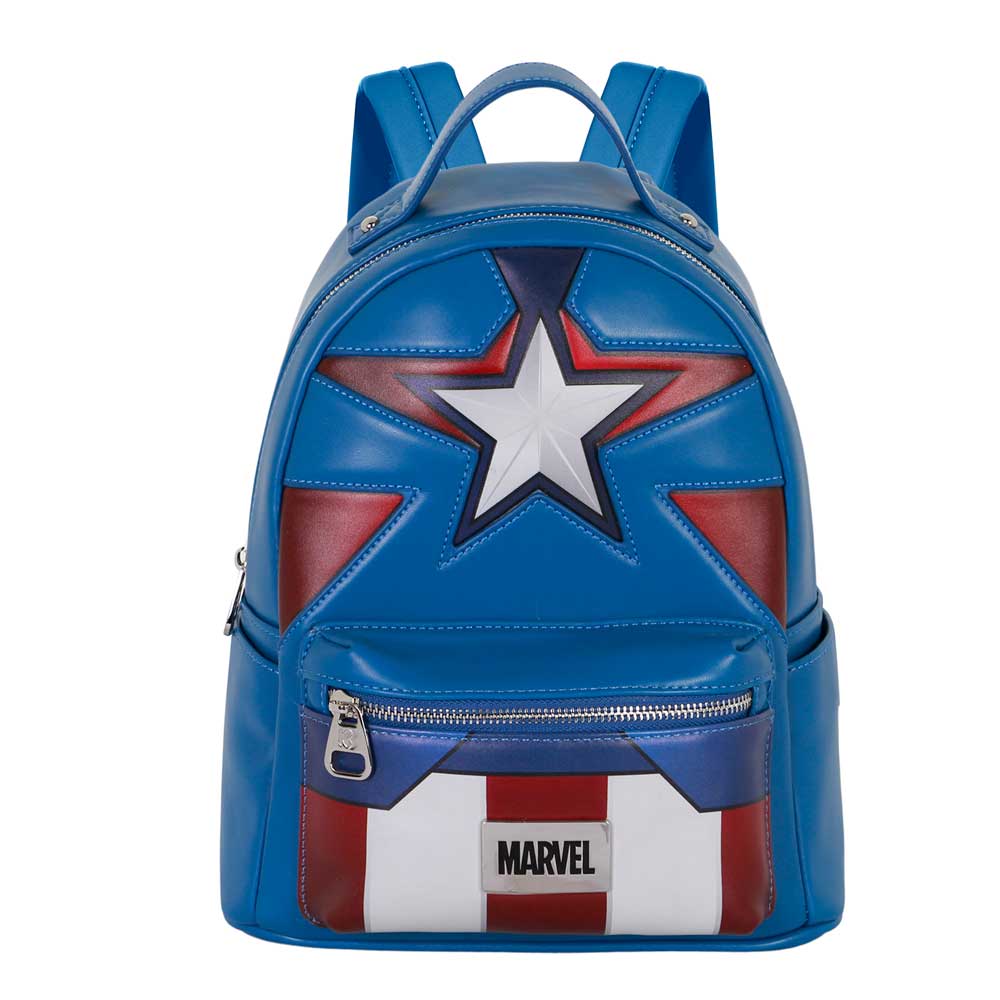 Mochila Capitão América Courage Marvel — vista frontal