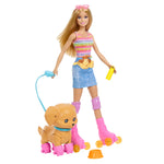 Boneca Barbie com Cachorrinho e Patins — imagem 1