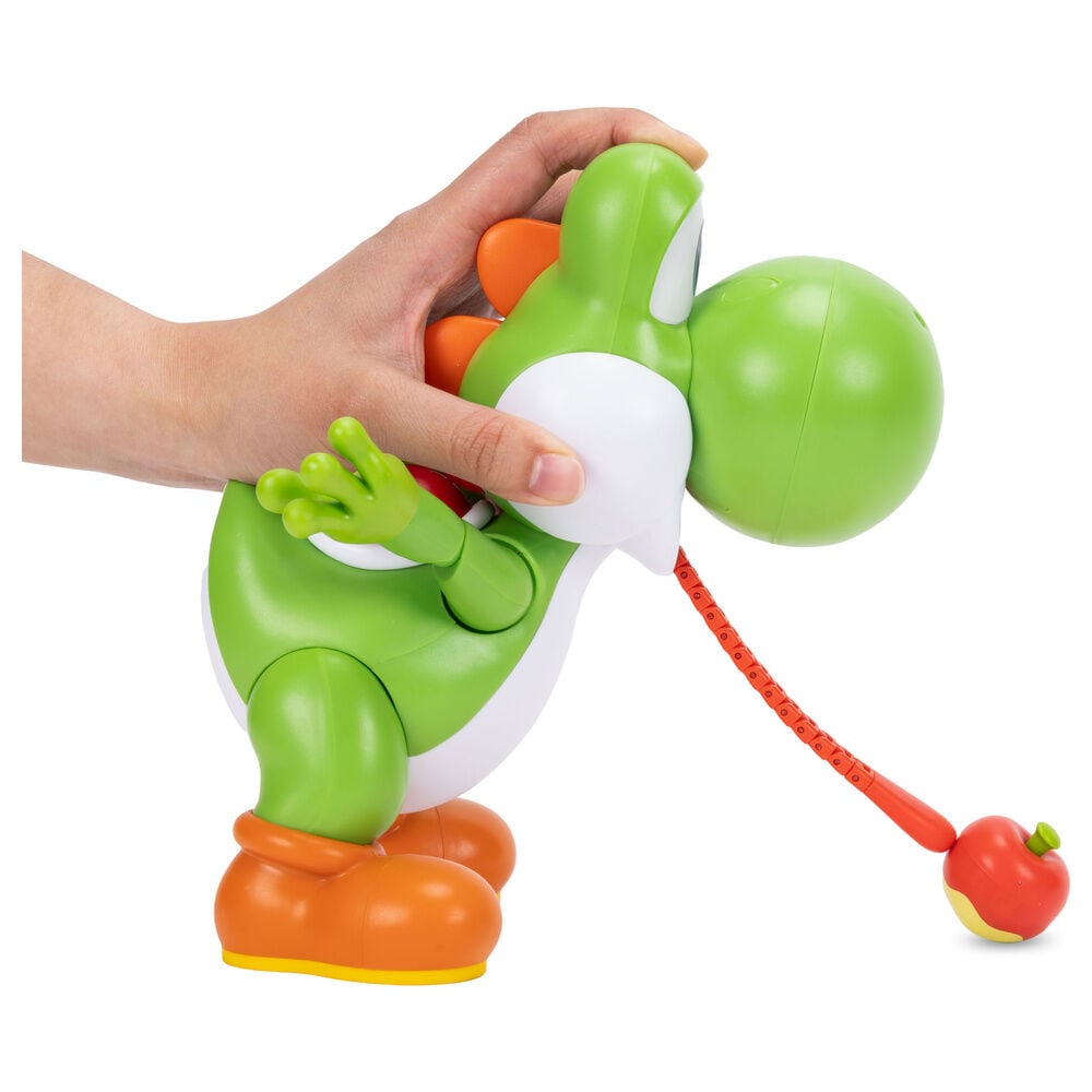 Figura Interativa Yum Yum Yoshi Super Mario — 20 cm