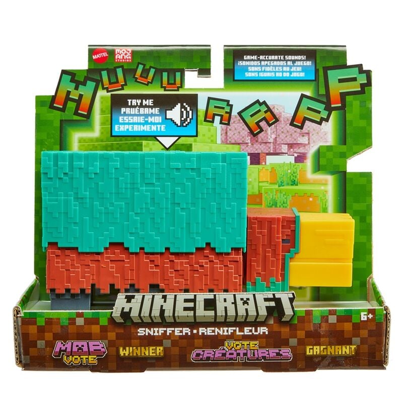 Figura Sniffer Minecraft com Sons 8,25 cm
