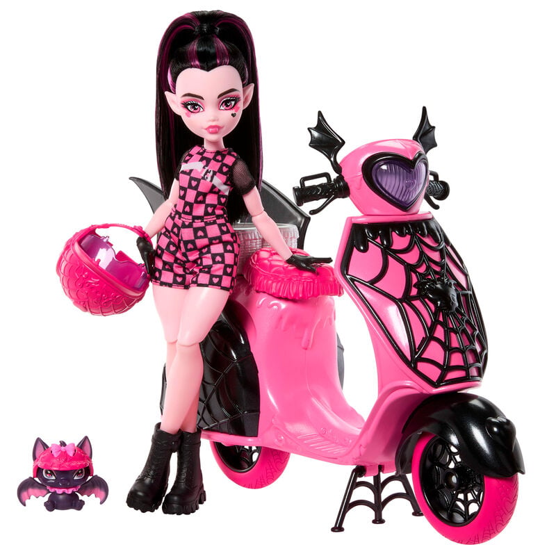 Boneca Draculaura com Scooter Monster High