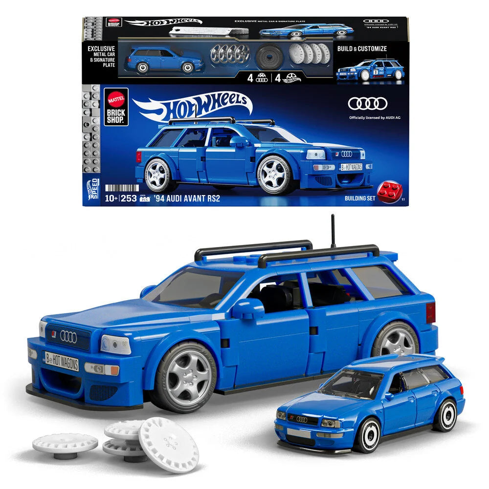 Hot Wheels Mattel Brick Shop Audi Avant RS2 1994 — Speed Series — fotografia 1