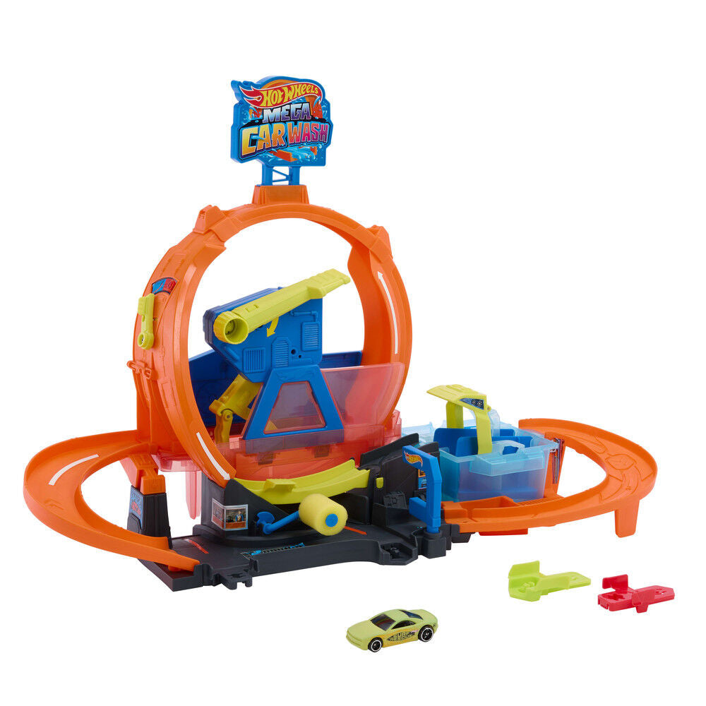 Pista Hot Wheels City Megalavagem com Looping Color Shifters — fotografia 1