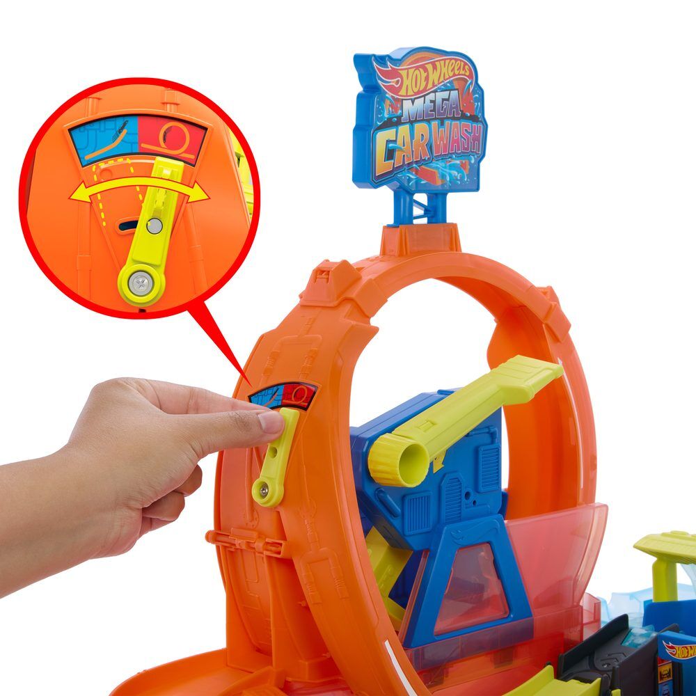 Pista Hot Wheels City Megalavagem com Looping Color Shifters — fotografia 5