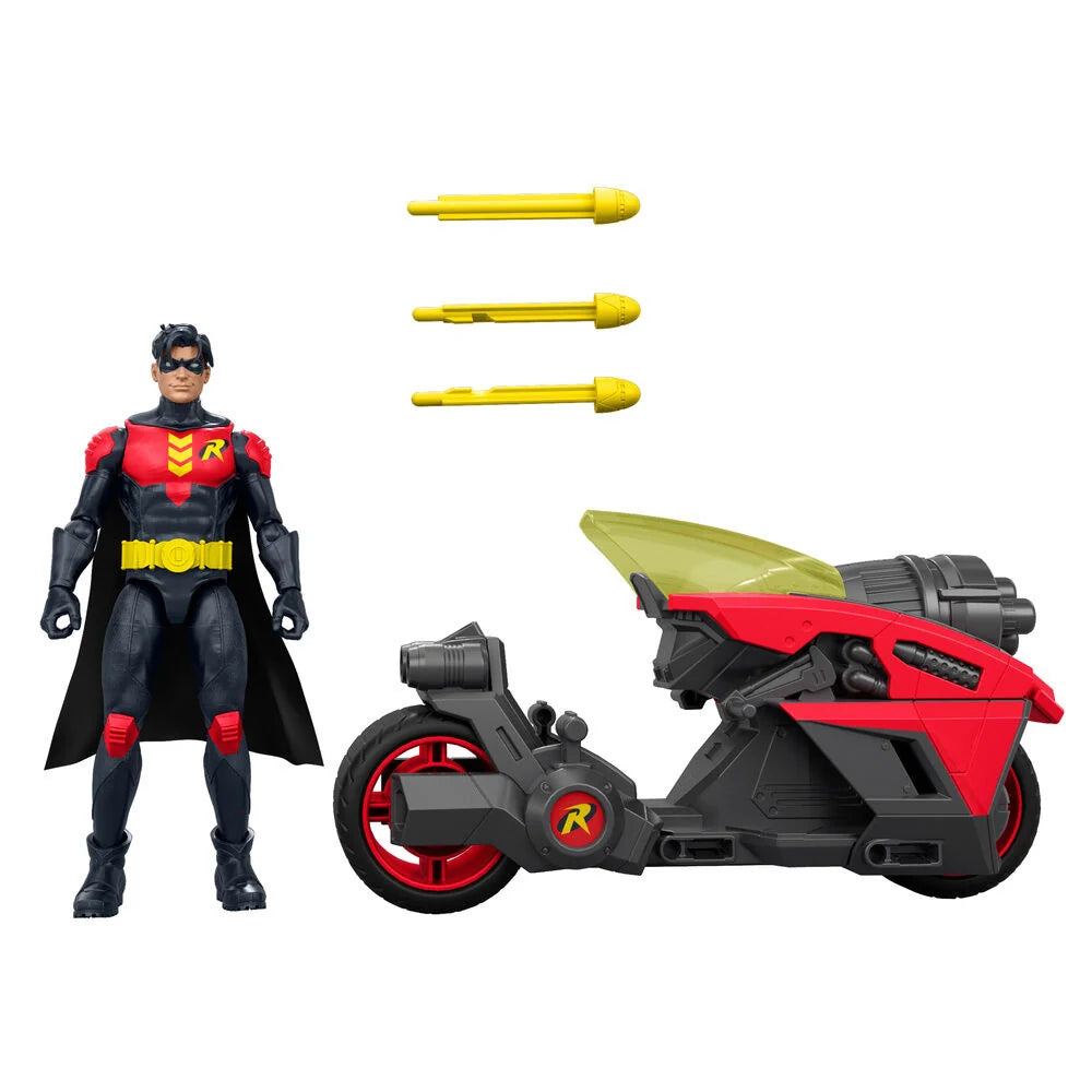 Figura Robin com Moto Batlink DC Premier — fotografia 1