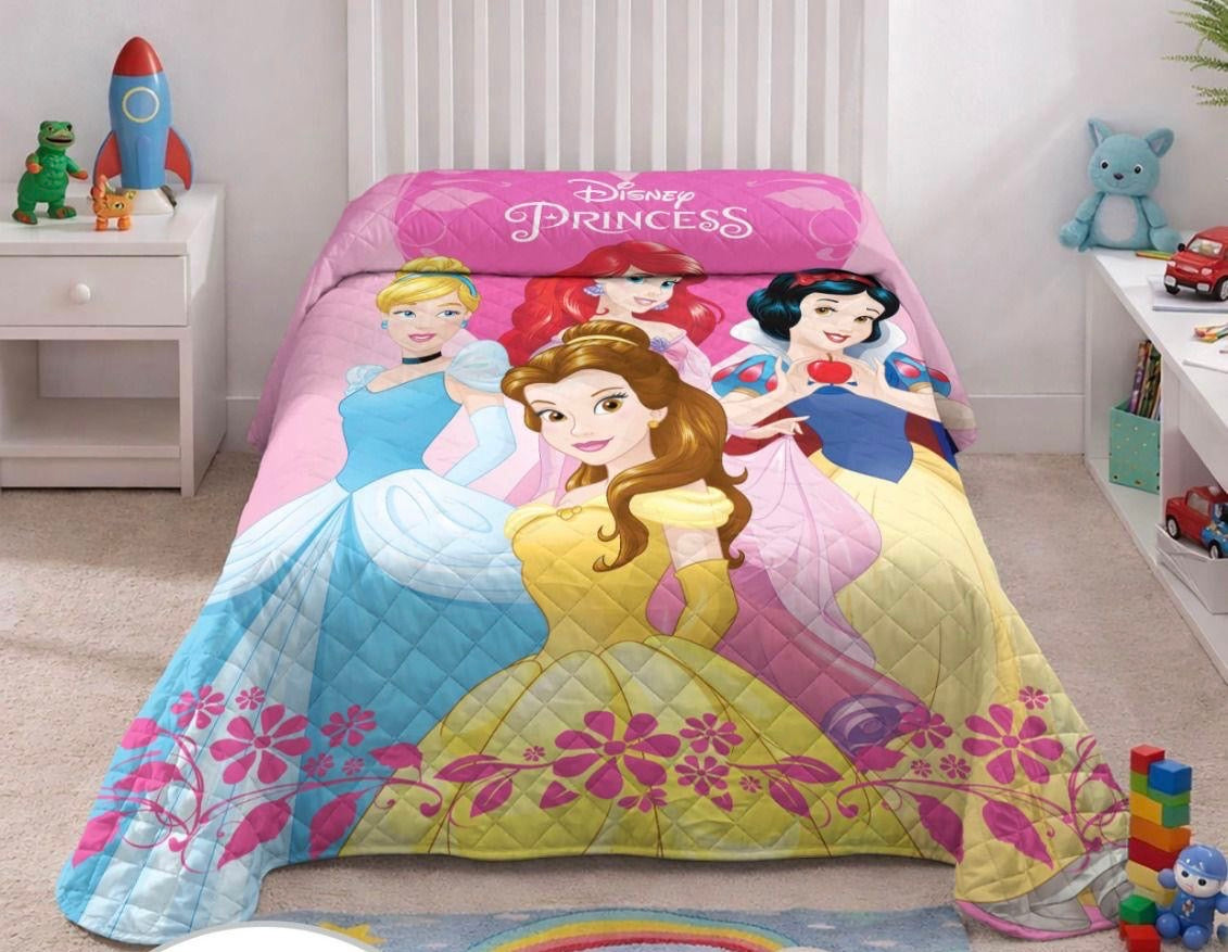 Colcha Primavera/Verão Princesas Disney