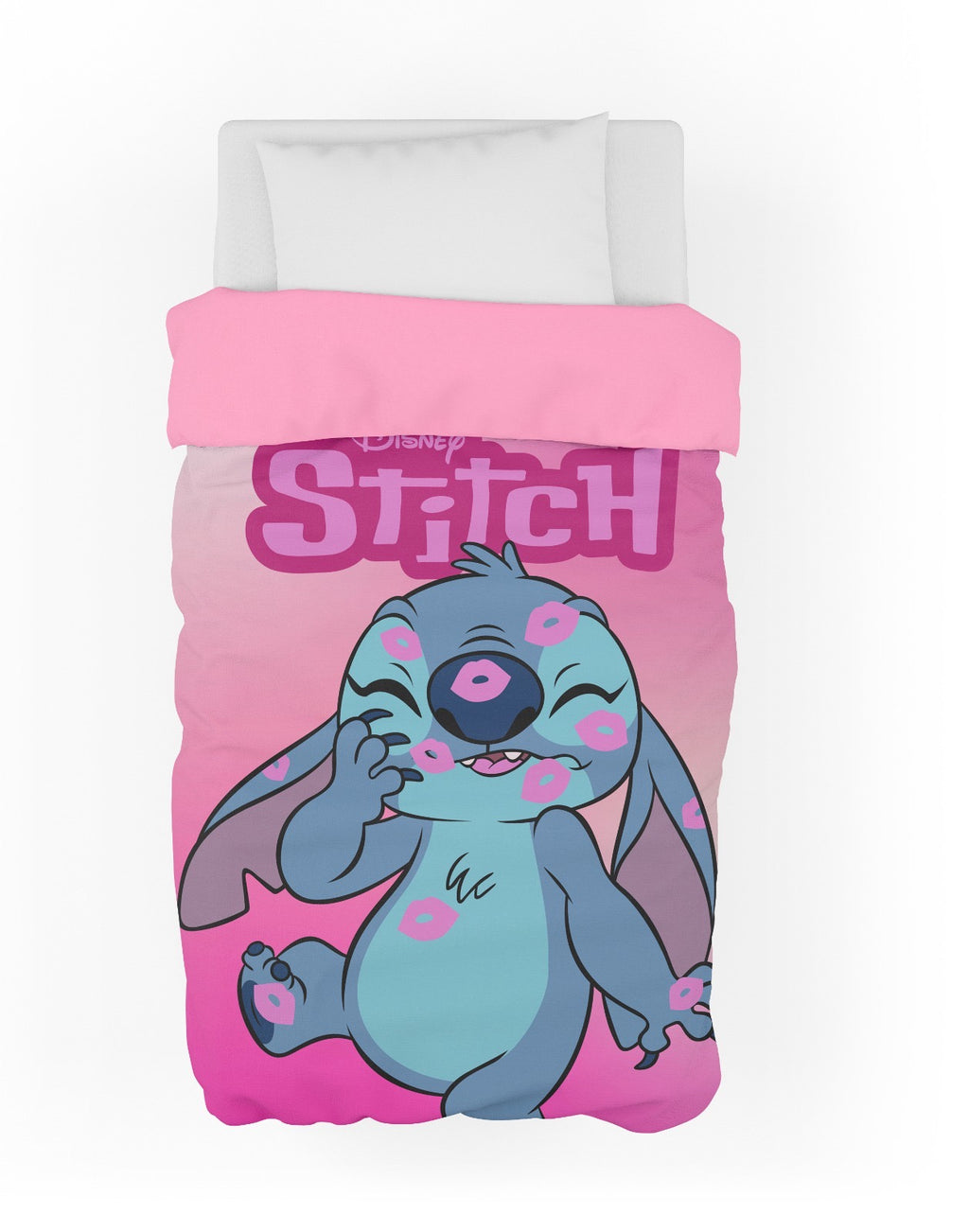 Edredão Stitch Rosa