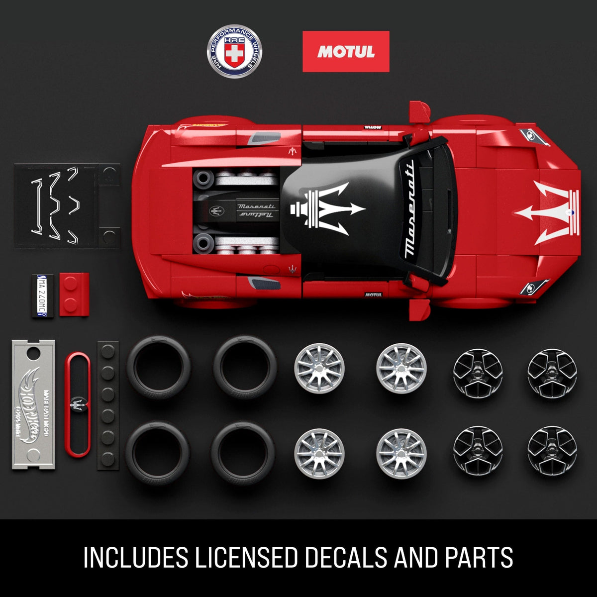 Maserati MC20 Mattel Brick Shop Hot Wheels — 250 Peças — imagem 4