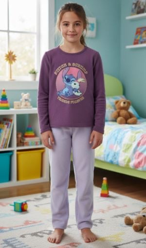 Pijama de Coralina Criança Lilo e Stitch — imagem 2