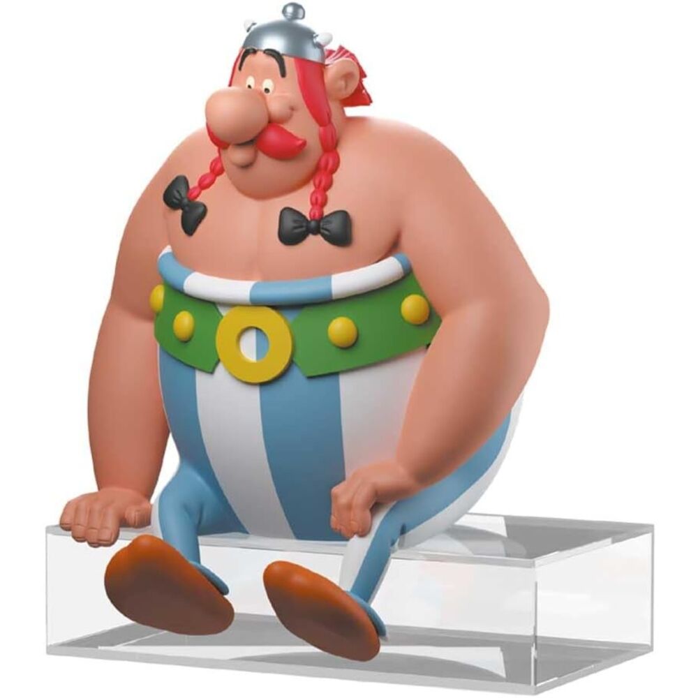 Conjunto de 2 Figuras Astérix e Obélix Sentados — imagem 2