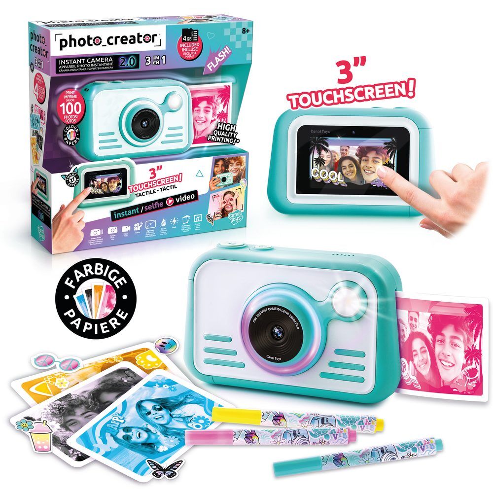 Câmara Instantânea Photo Creator 2.0 com Ecrã Tátil — fotografia 1