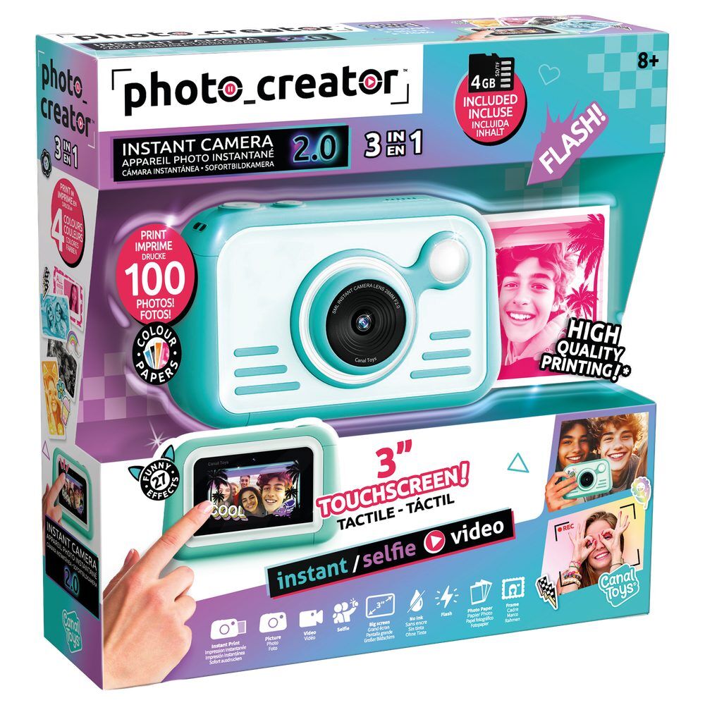 Câmara Instantânea Photo Creator 2.0 com Ecrã Tátil — fotografia 2