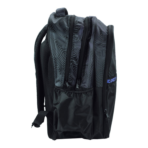 Mochila escolar preta K-POP Demon Hunters com 3 compartimentos 42cm