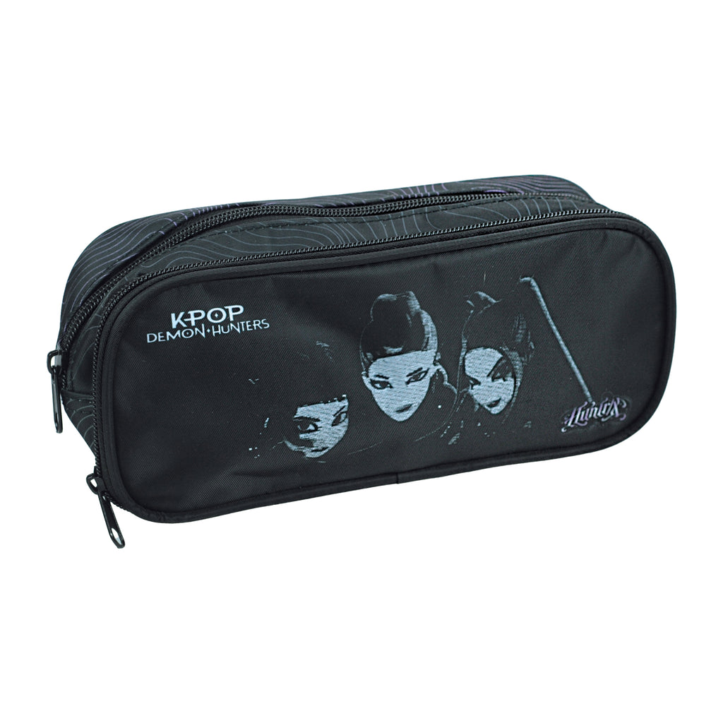 Estojo duplo preto K-POP Demon Hunters