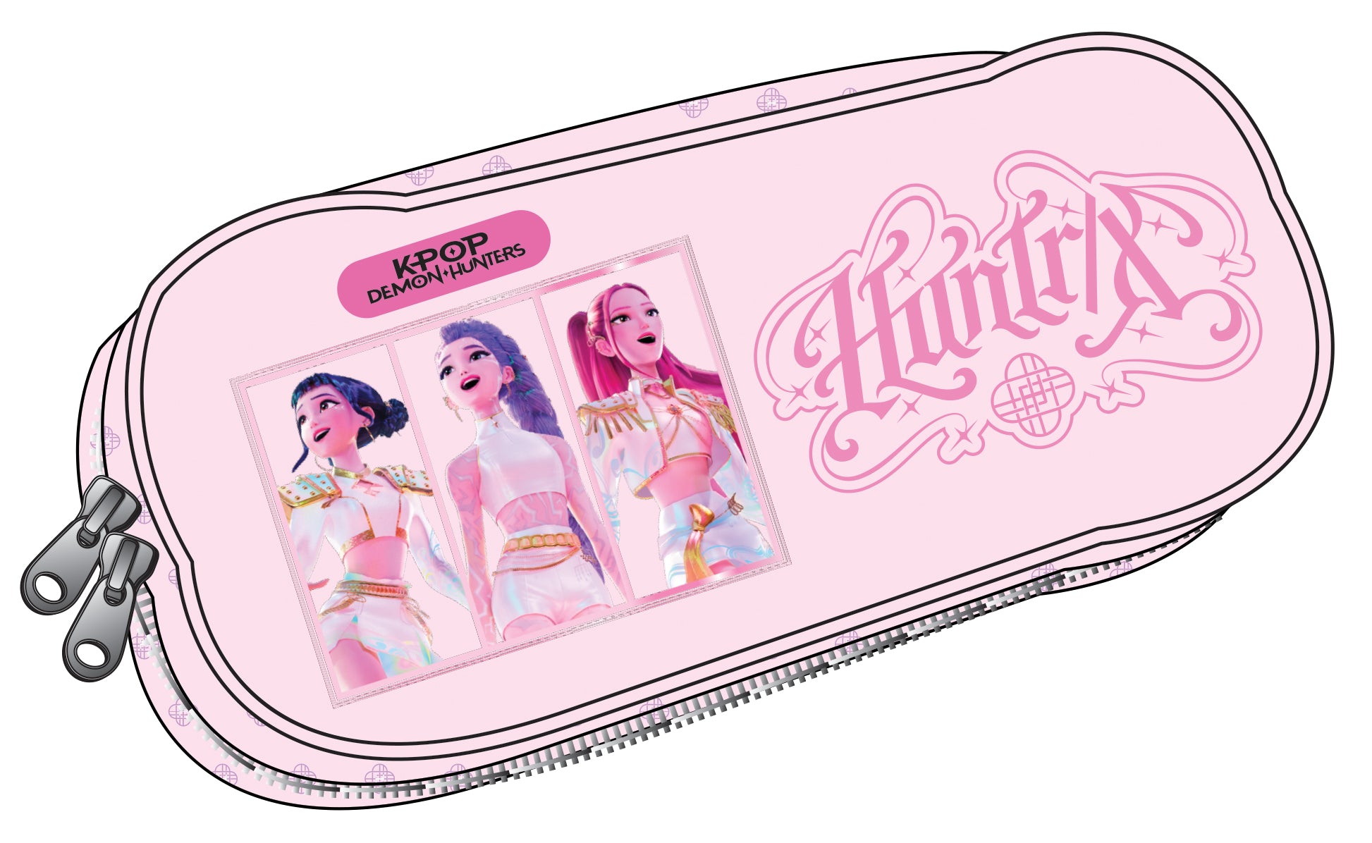 Estojo duplo rosa K-POP Demon Hunters