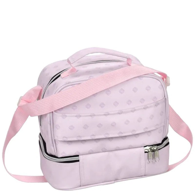 Bolsa de Almuerzo Térmica K-POP Demon Hunters rosa con 2 compartimentos 21cm