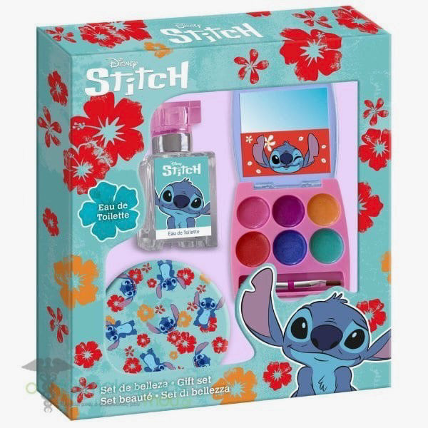 Maquilhagem do Stitch com perfume Disney