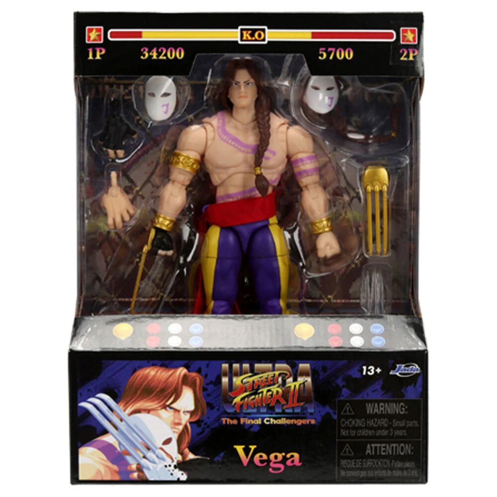 Figura Vega Street Fighter II 15 cm - imagem 1