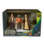 Conjunto figuras The Power Of The Force Cantina Showdown Black Series Star Wars 15 cm