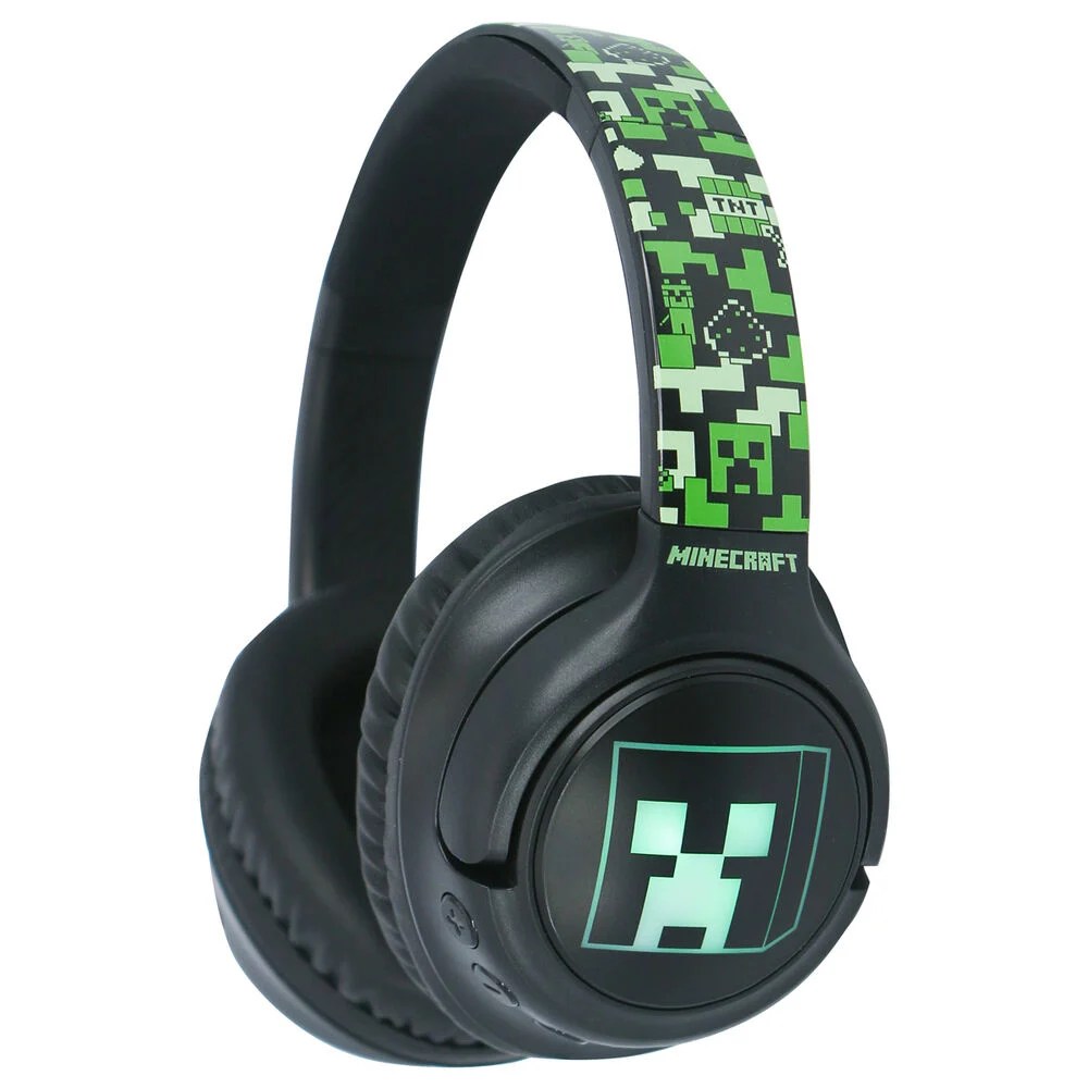 Auriculares Sem Fios LED Minecraft Bluetooth - imagem 1
