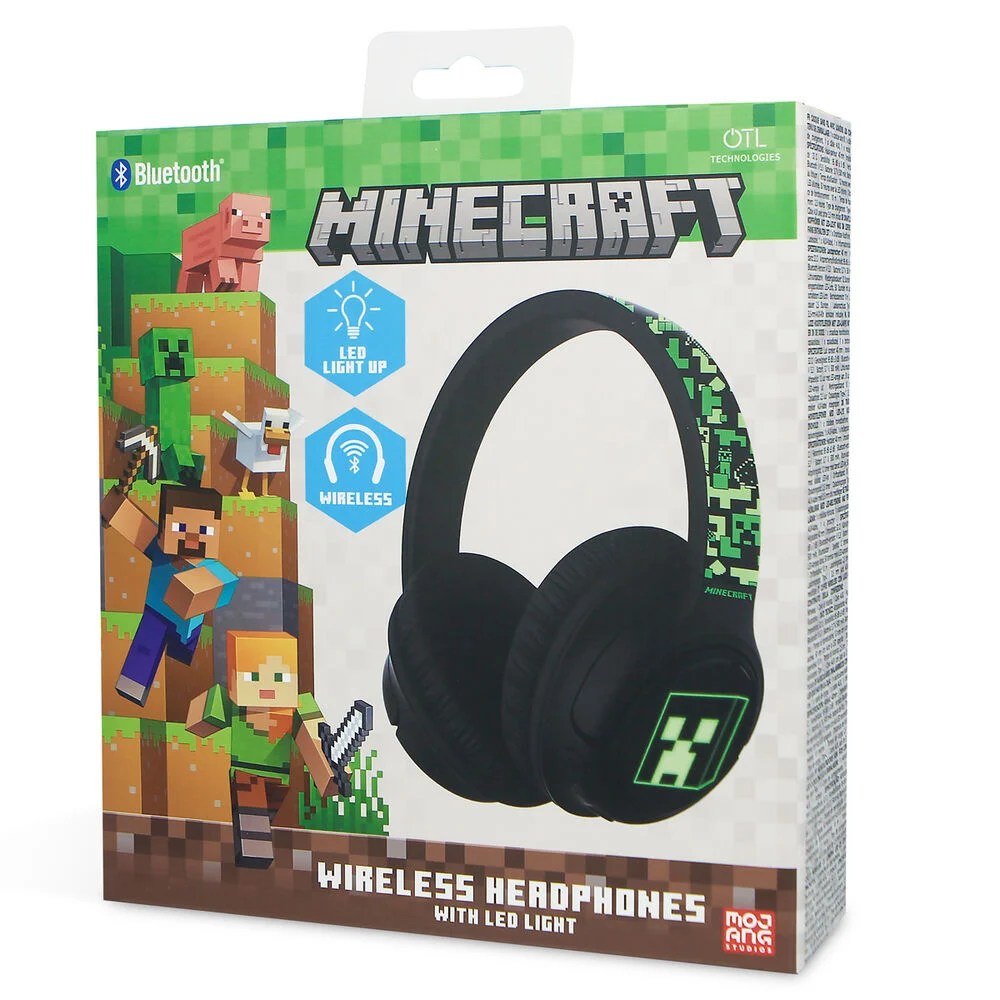Auriculares Sem Fios LED Minecraft Bluetooth - imagem 3