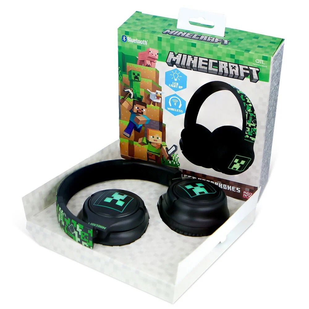 Auriculares Sem Fios LED Minecraft Bluetooth - imagem 4