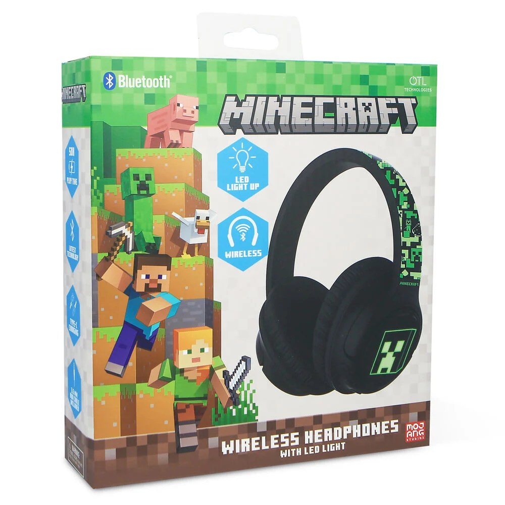 Auriculares Sem Fios LED Minecraft Bluetooth - imagem 9