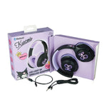 Auriculares Infantis Kuromi Hello Kitty LED Bluetooth - imagem 1