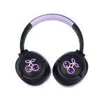 Auriculares Infantis Kuromi Hello Kitty LED Bluetooth - imagem 3