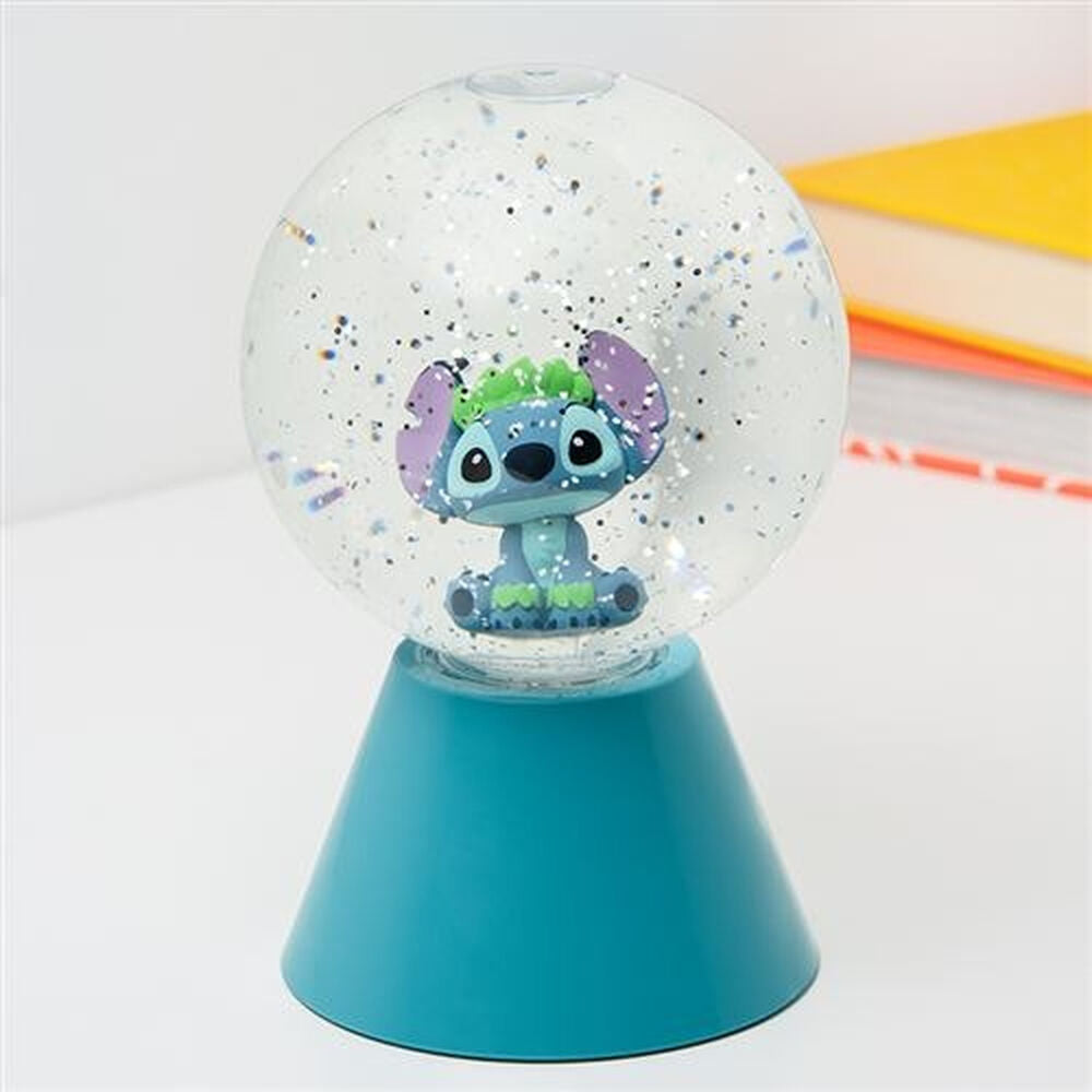 Globo Luminoso LED com Purpurina Stitch Disney 17 cm — imagem principal