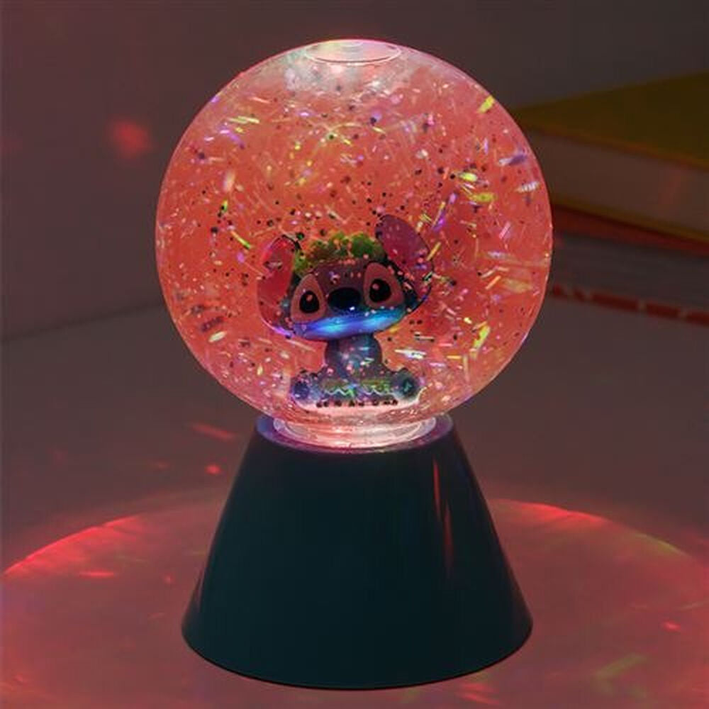 Globo Luminoso LED com Purpurina Stitch Disney 17 cm — imagem 4