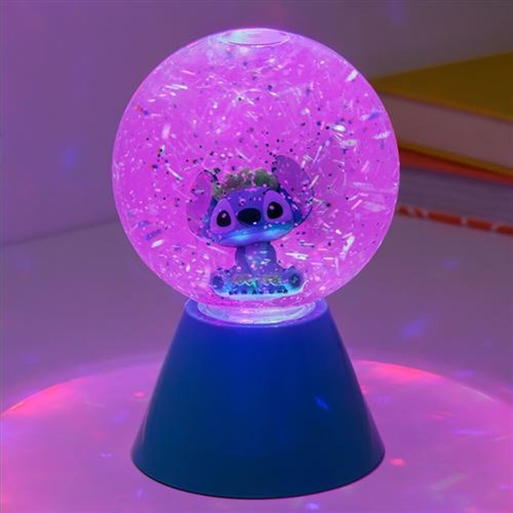Globo Luminoso LED com Purpurina Stitch Disney 17 cm — imagem 5