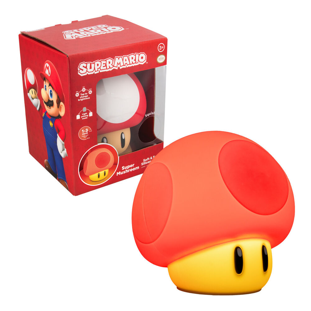 Luz Recarregável SquishyGlo Super Cogumelo Super Mario — imagem 2