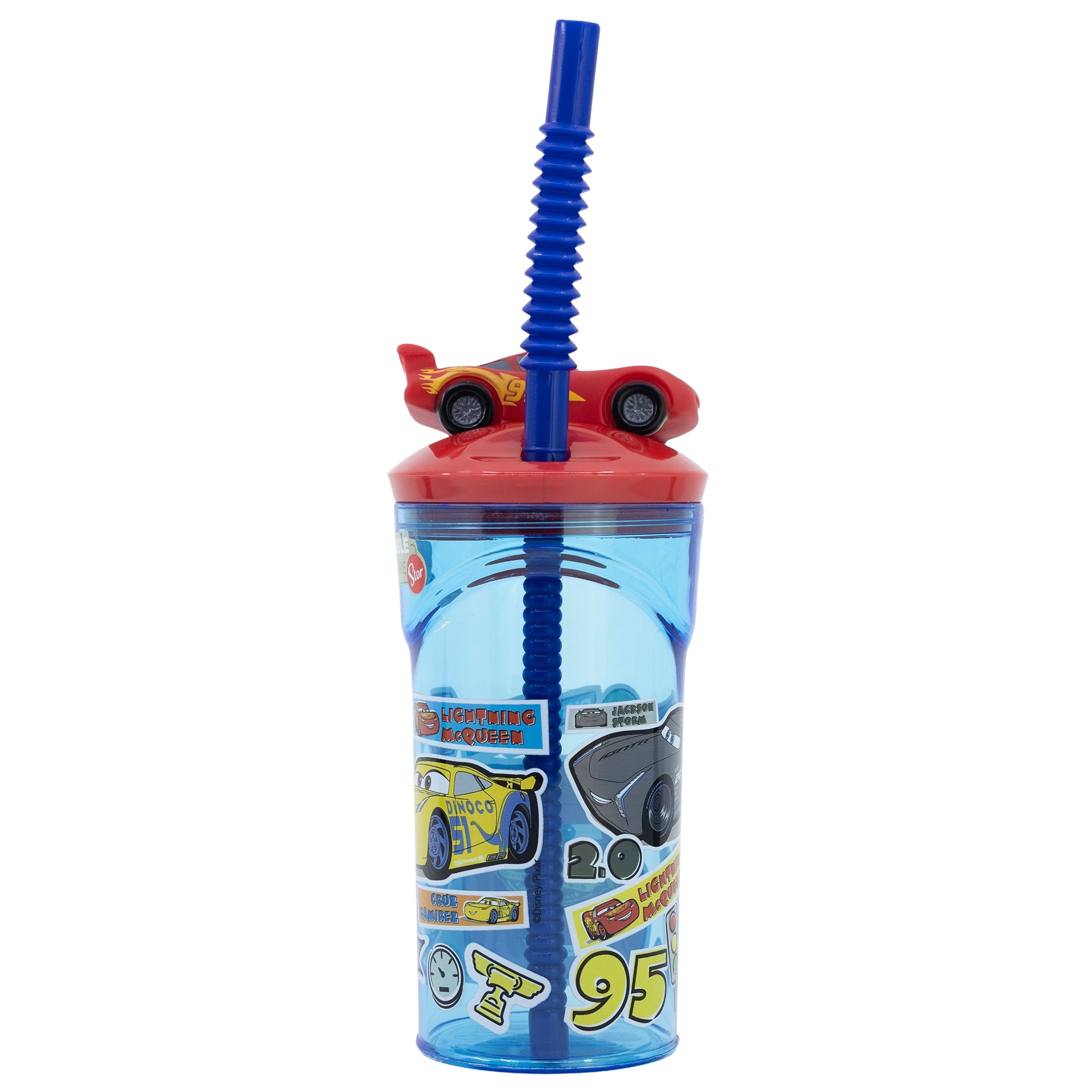 Garrafa figura 3D Cars 360 ml