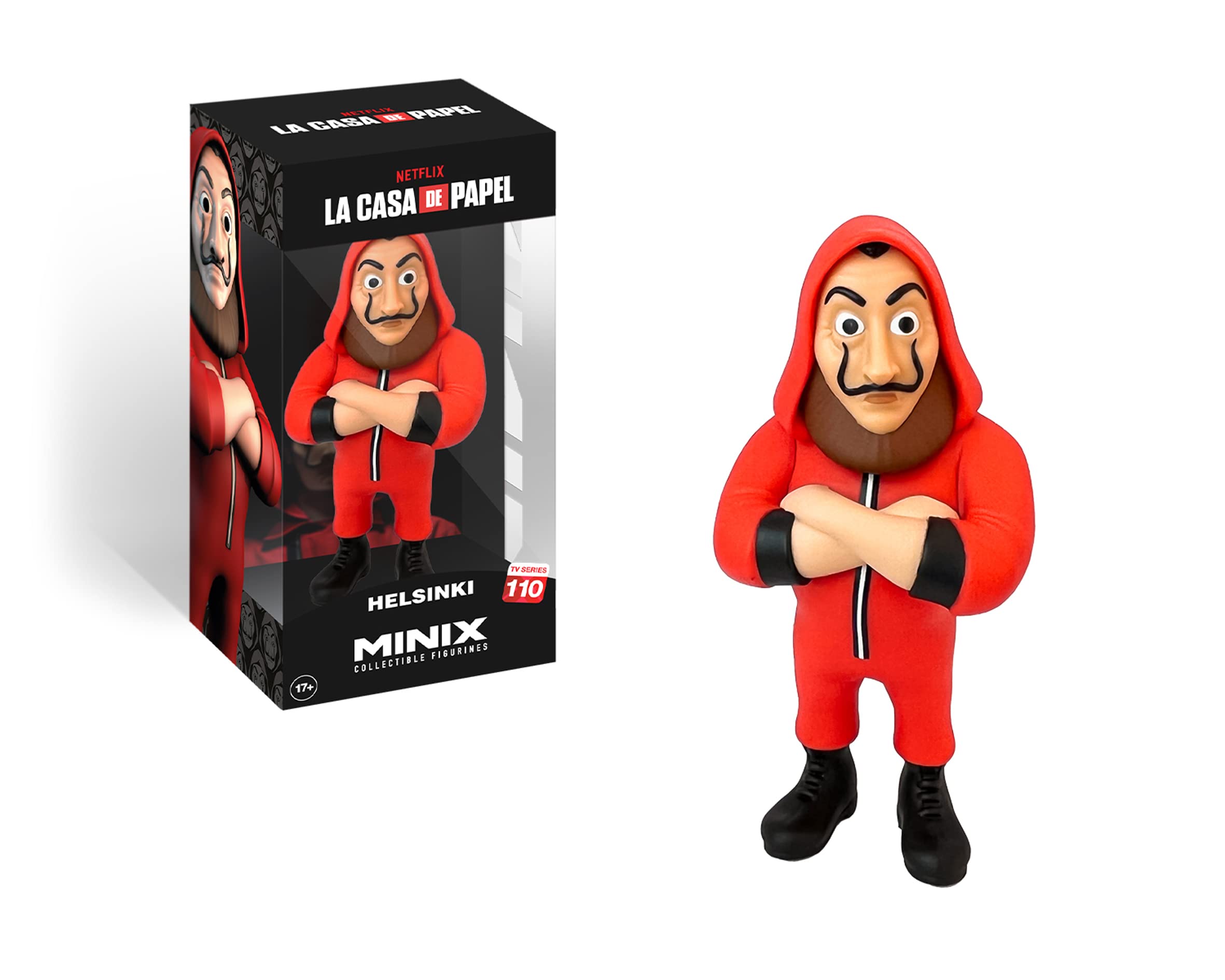 Minix - Serie de TV 110 - Figura de PVC 12 cm - La Casa de Papel - Helsinki con Máscara