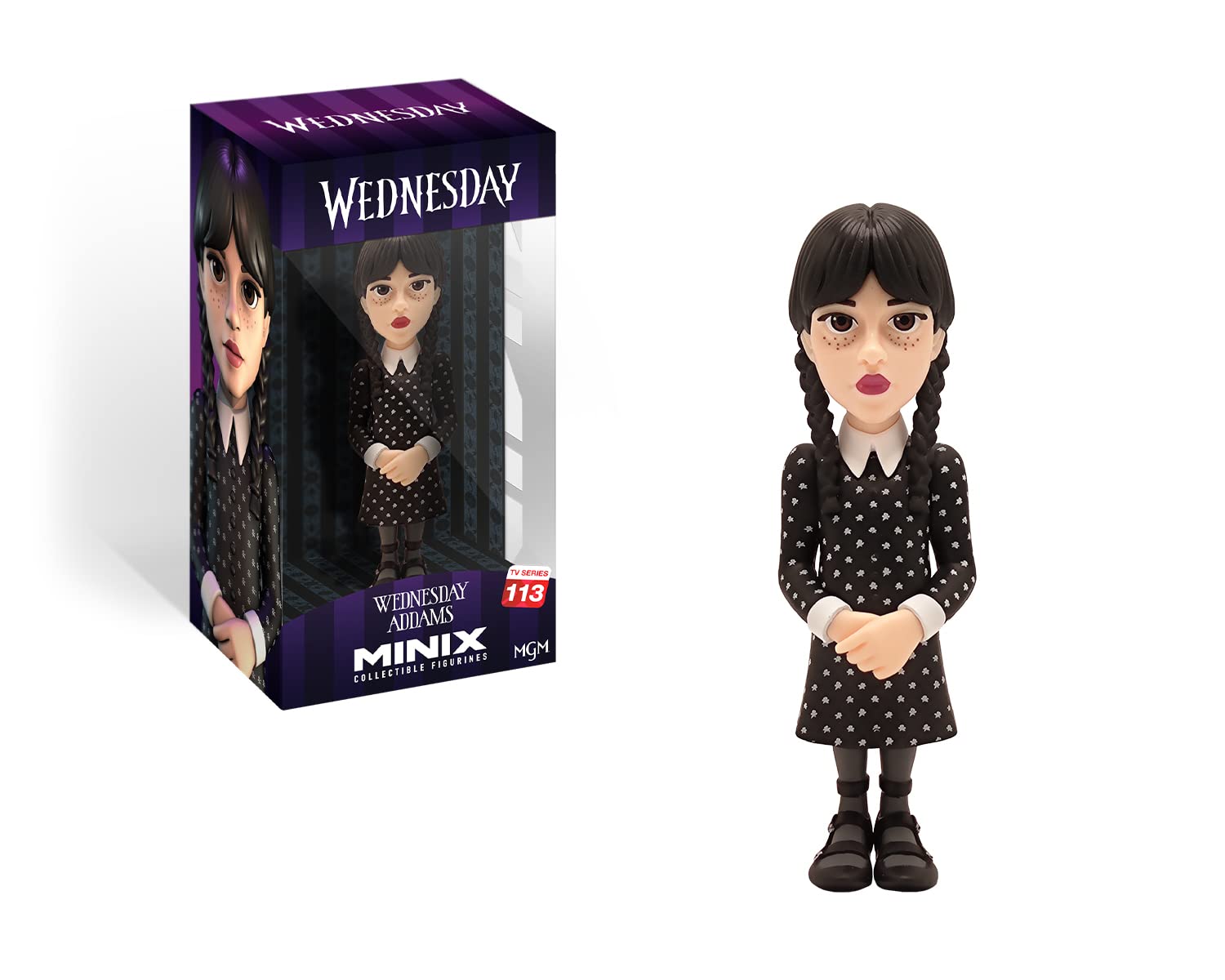 Minix - Serie de TV 113 - Figura PVC 12 cm - Wednesday - Wednesday Addams