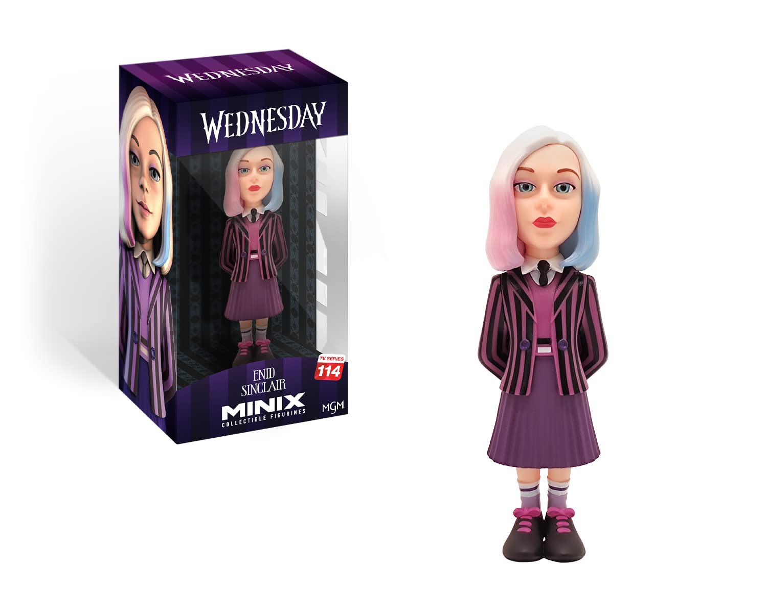 Minix - TV Series 114 - Figura PVC 12 cm - Wednesday - Enid Sinclair