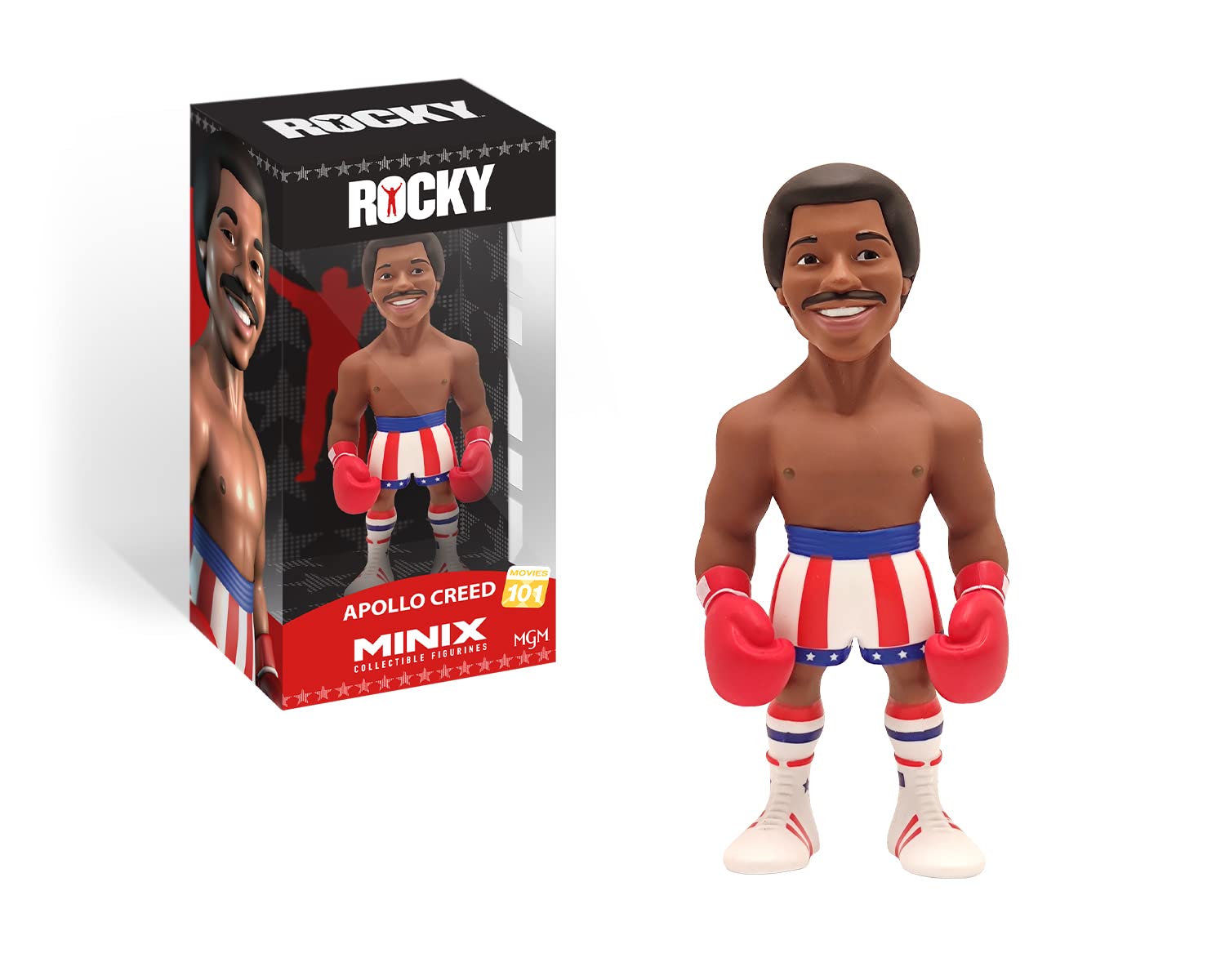 Minix - Películas 101 - Figura PVC 12 cm - Rocky - Apollo Creed