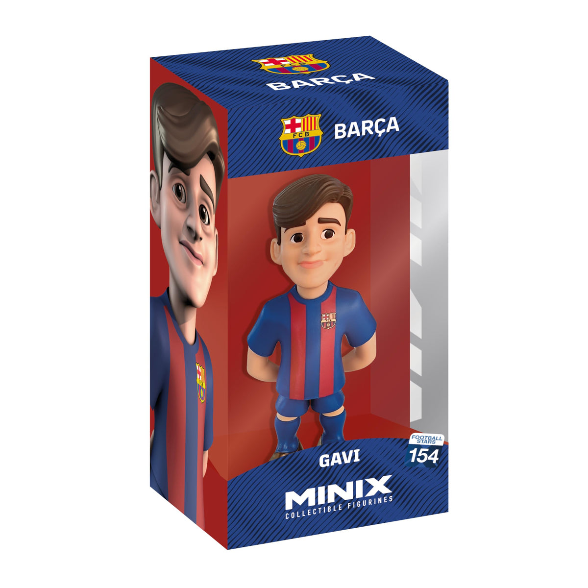 Minix - Football Stars  - Figura PVC 12 cm - FC Barcelone - Gavi 6