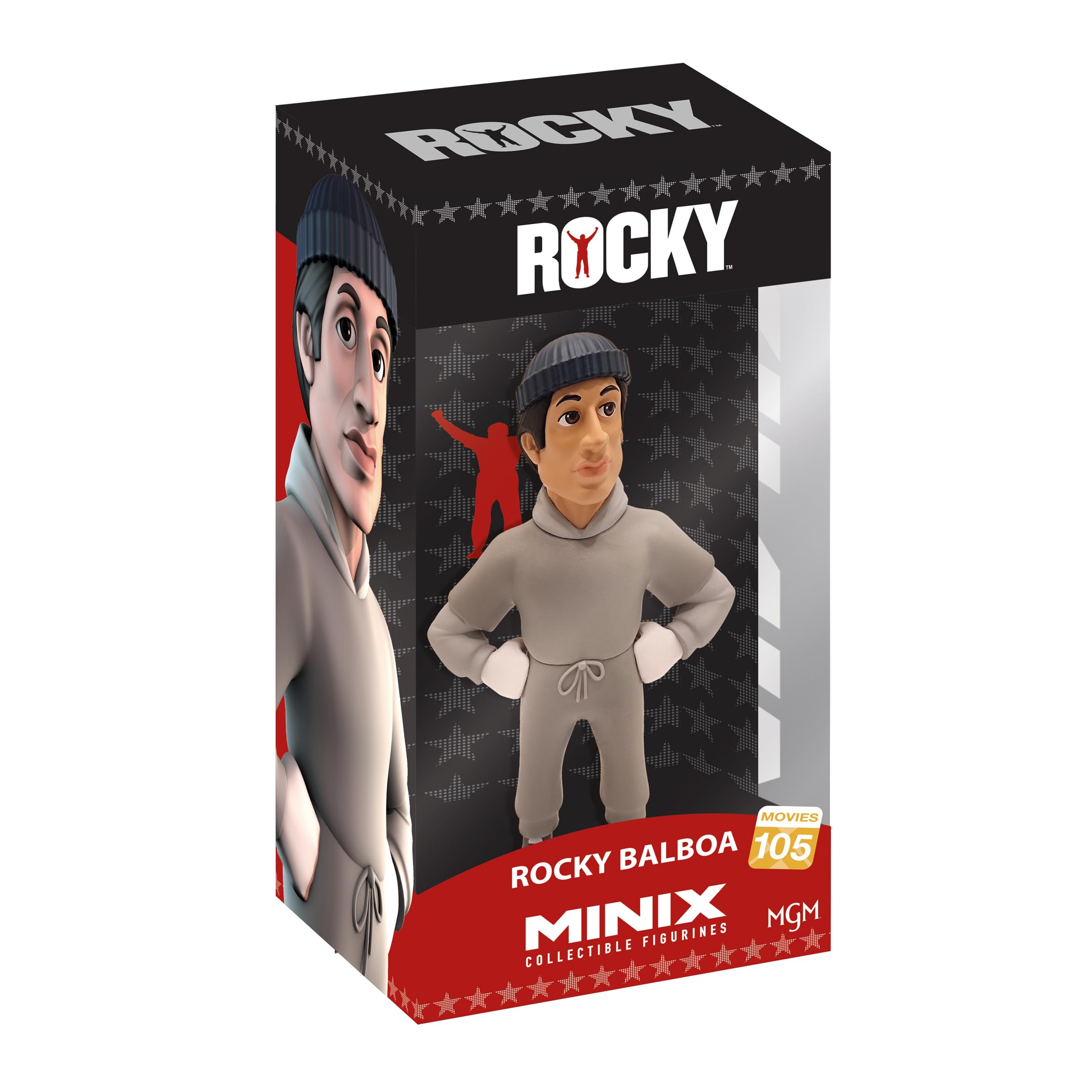 Minix - Movies 105 - Figura PVC 12 cm - Rocky - Rocky Balboa en ropa de entrenamiento