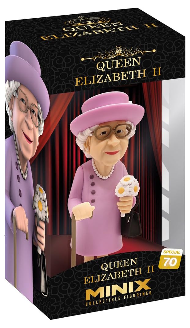 Minix - Celebrity 70 - Figura PVC 12 cm - Reine Elizabeth II