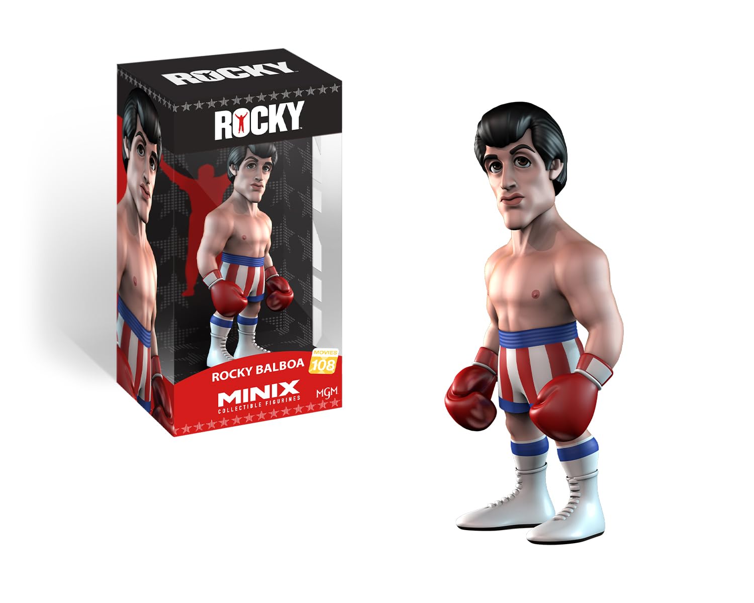 Minix - Películas 108 - Figura PVC 12 cm - Rocky - Rocky Balboa IV