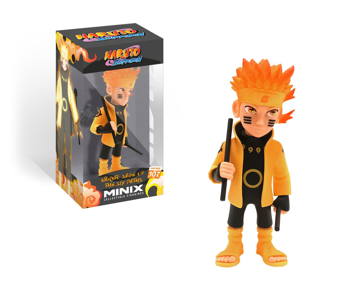 Minix - Anime 107 - Figura de PVC de 12 cm - Naruto Shippuden - Naruto (Six Path)