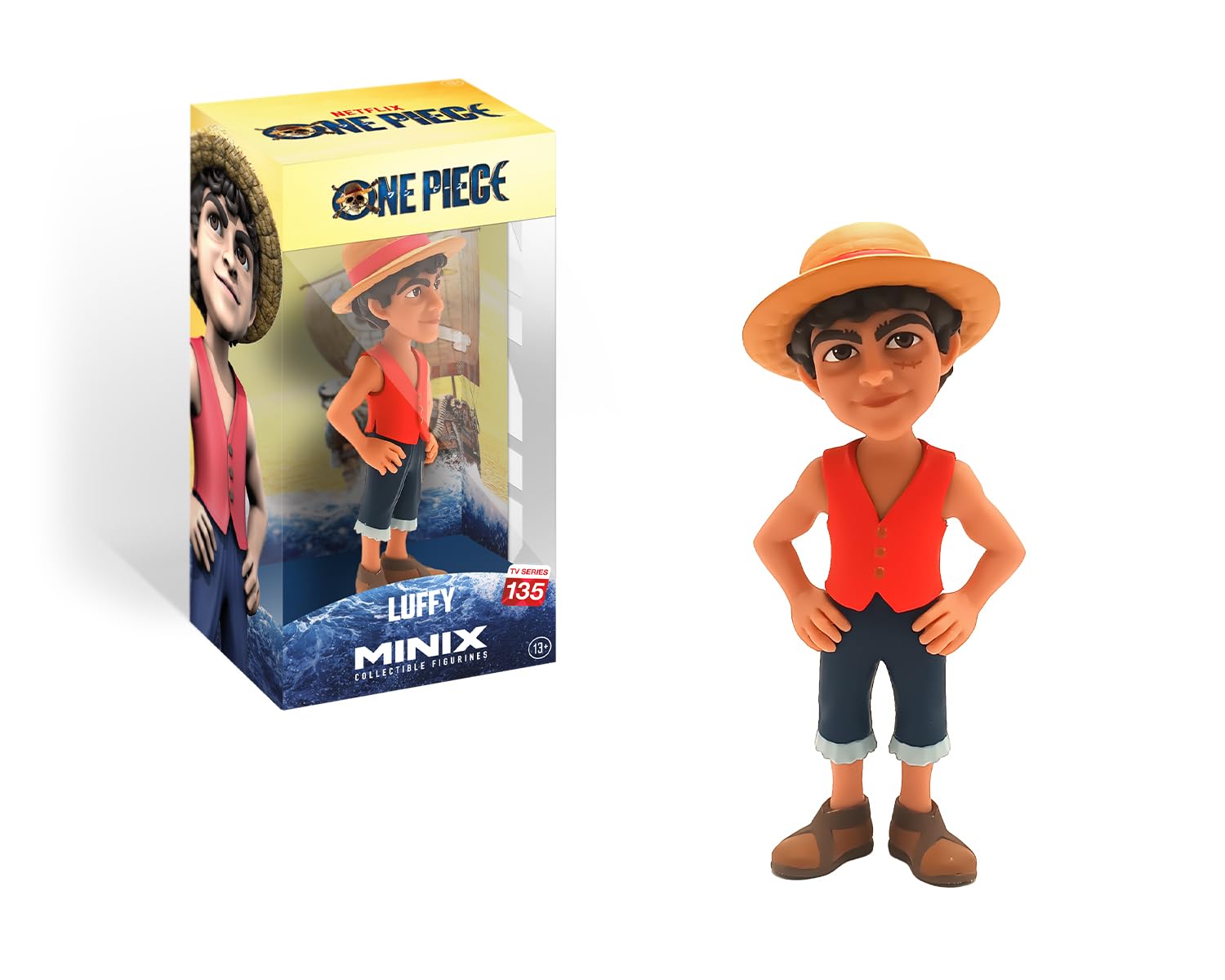 Minix - Anime 135 - Figura PVC 12 cm - One Piece - Monkey D. Luffy