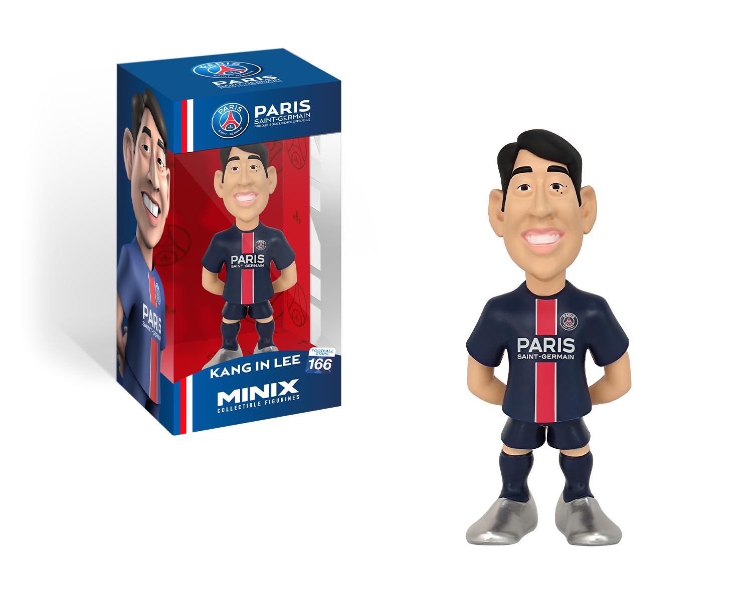 Minix - Football Stars 166 - Figura PVC 12 cm - PSG - KANG IN LEE 19
