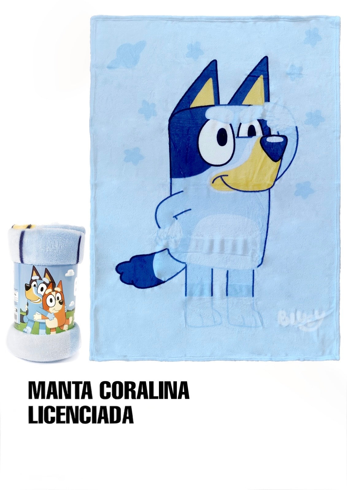 Manta Coralina Bluey