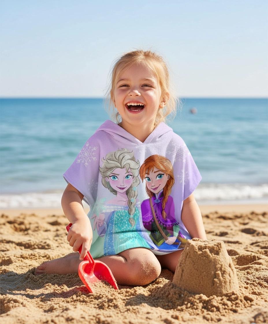 Poncho Toalla de Playa Frozen